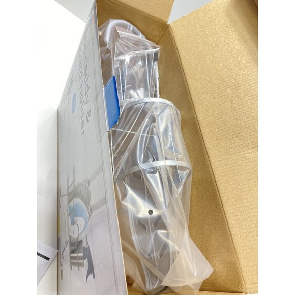 Silver Iron Caddy and Iron Board Holder - Hangs - Heat resistant, Brand New - Picture 2 of 9